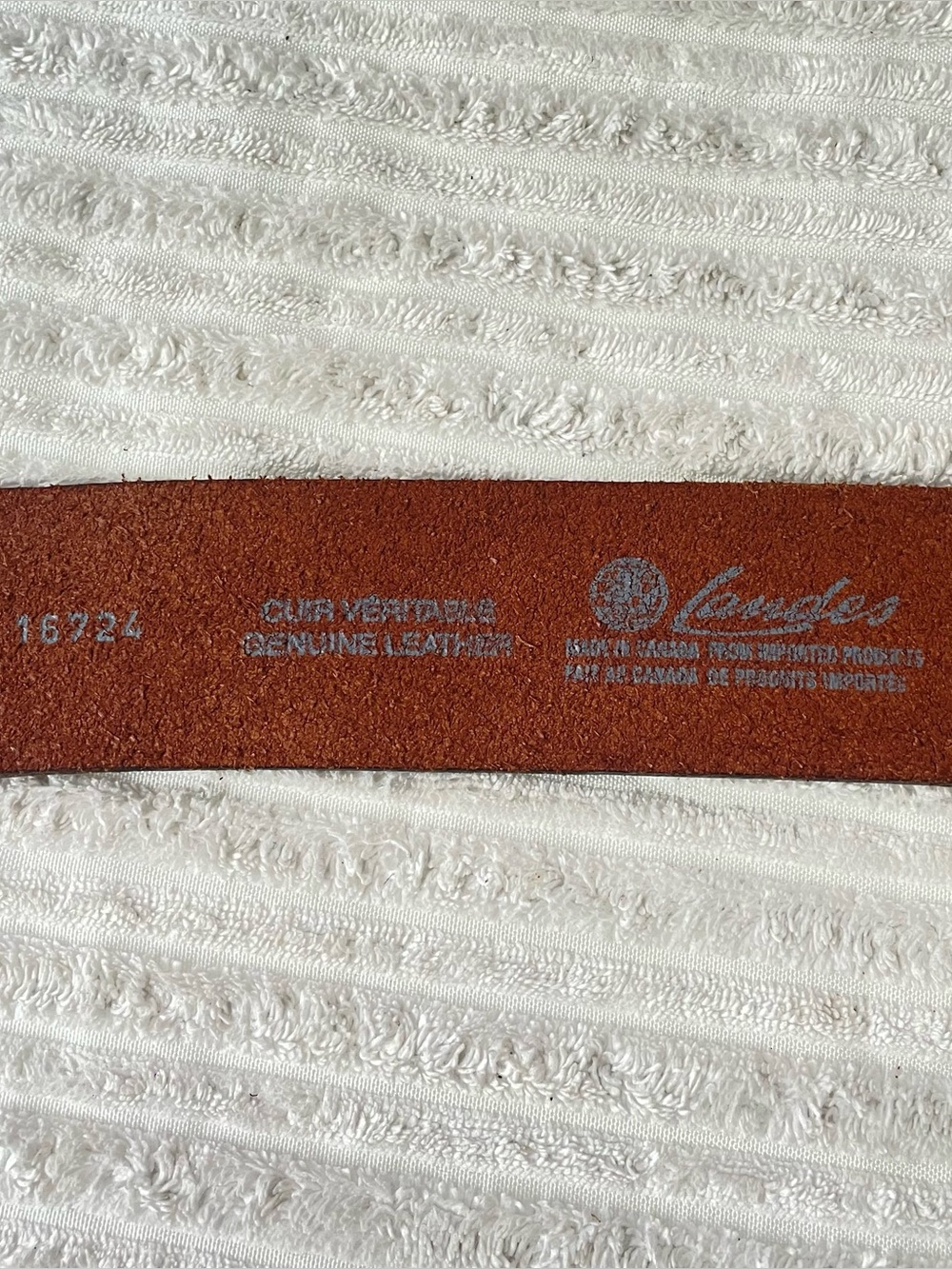 Vintage Landes Floral Enamel Metal Buckle Belt - Picture 6 of 9